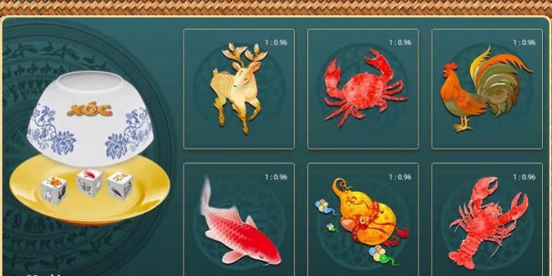 Chọn cược game Bầu Cua theo các mặt liền kề 